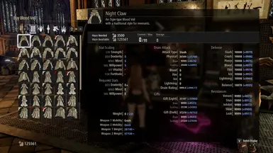 Overpowered Midnight Sun Claw at Code Vein Nexus - Mods and community