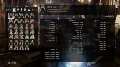Modified Night Claw +10