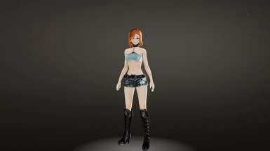 Thumbnail - Modified Female Outfit 3 - Tube Top Colorable