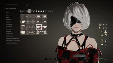 You can now play as 2B from NieR Automata in CODE VEIN, with full skirt  cloth physics