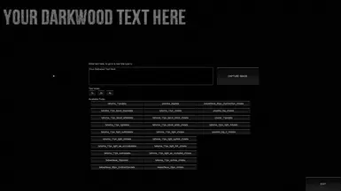 Darkwood Text Generator