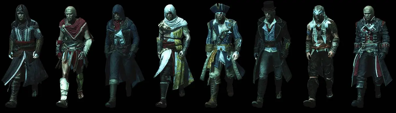 Dark Outfits for Arno [Assassin's Creed Unity] [Mods]