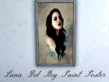 Painting Lana del Rey