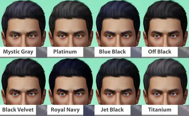 Eyebrow Color Presets