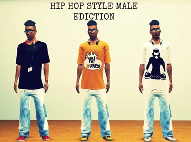 Hip Hop Style Male Editcion Outfit