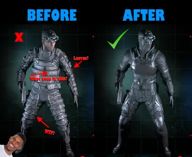 Nanofiber Suit Replacement Plus Mask