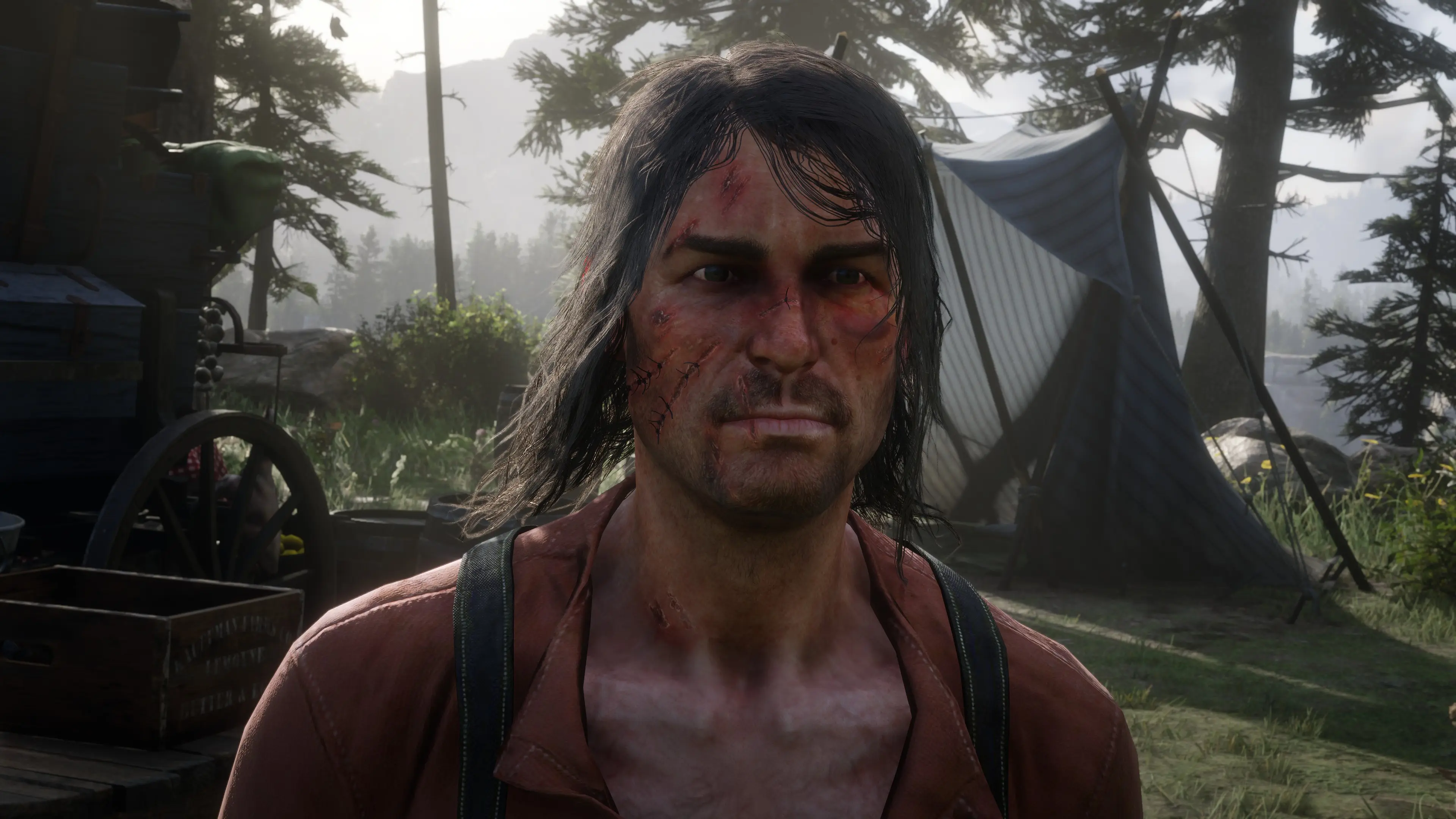 John Marston - Hd Classic Stubble At Red Dead Redemption 2 Nexus - Mods 