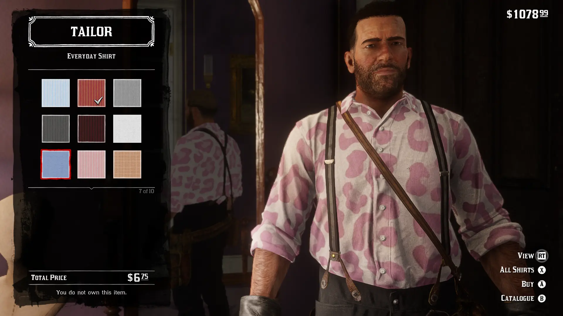 Pink Animal Pattern Everyday Shirts at Red Dead Redemption 2 Nexus ...