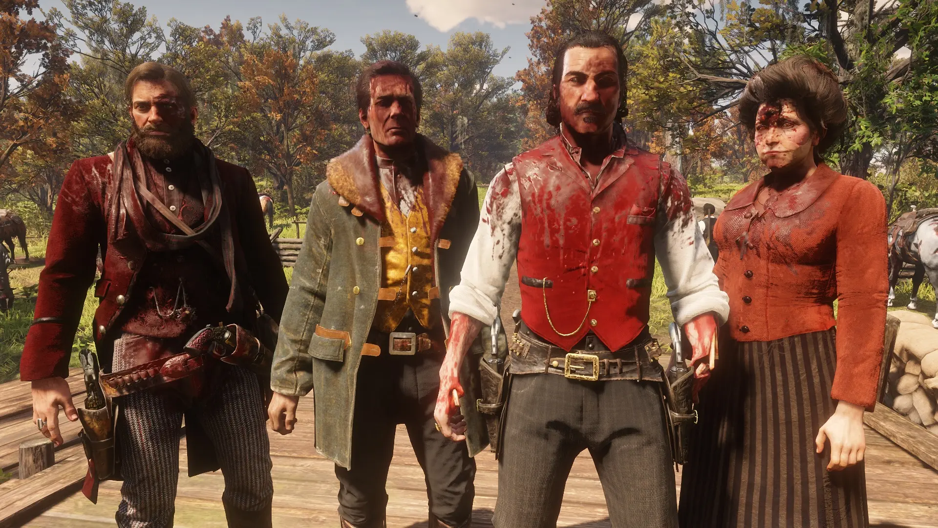 Undead Van der Linde gang at Red Dead Redemption 2 Nexus - Mods and  community