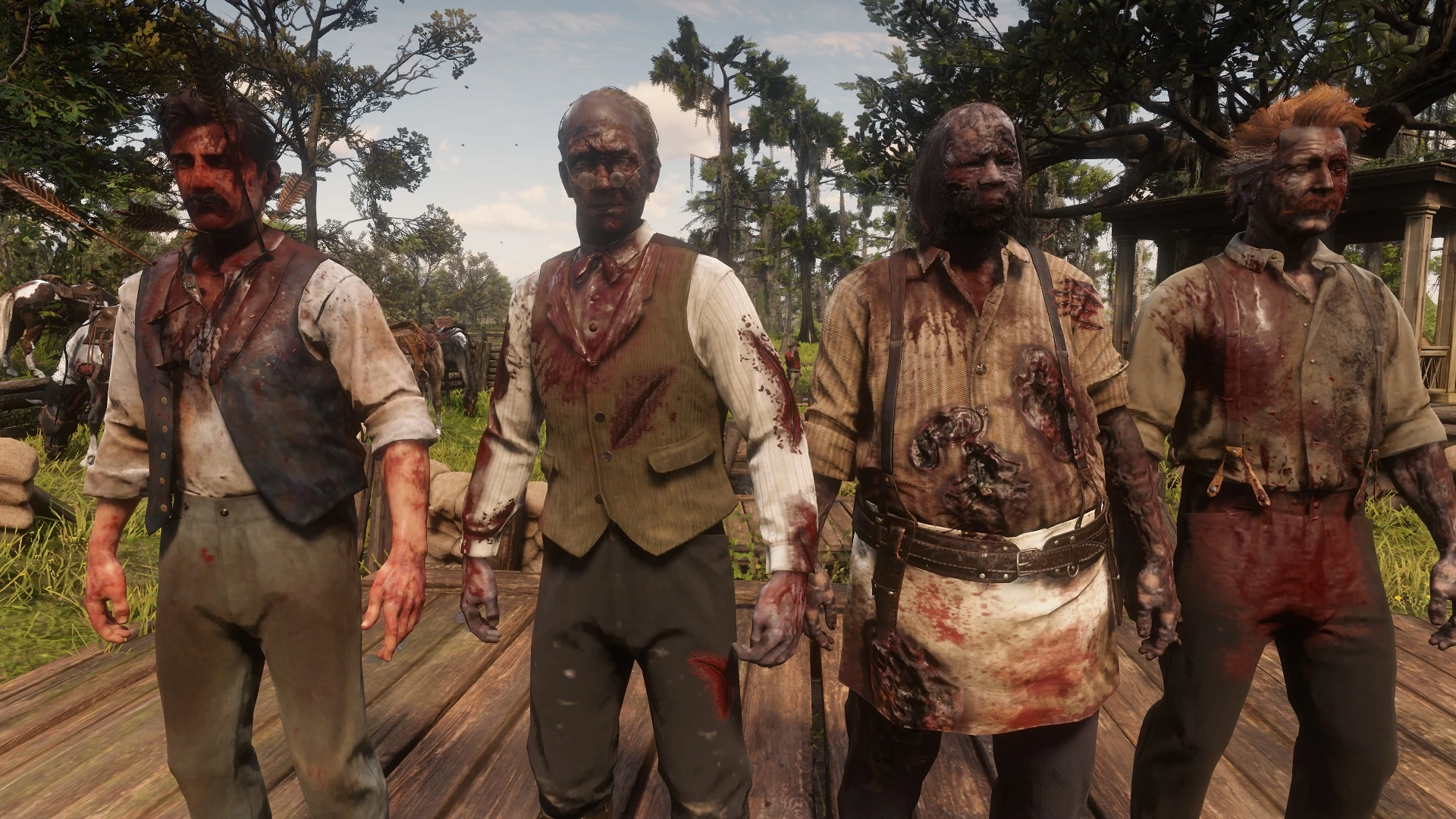 Undead Van der Linde gang at Red Dead Redemption 2 Nexus - Mods and  community