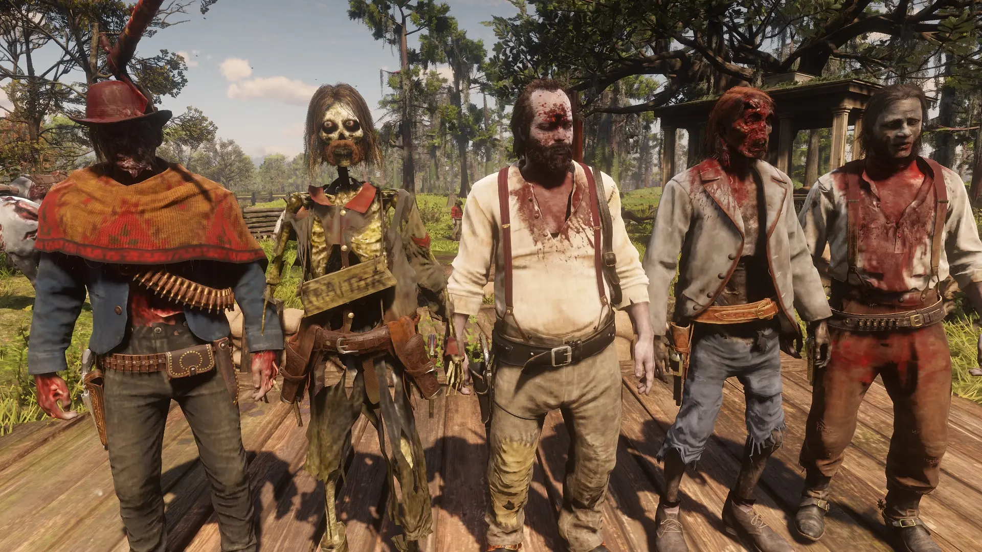 Undead Van der Linde gang at Red Dead Redemption 2 Nexus - Mods and  community