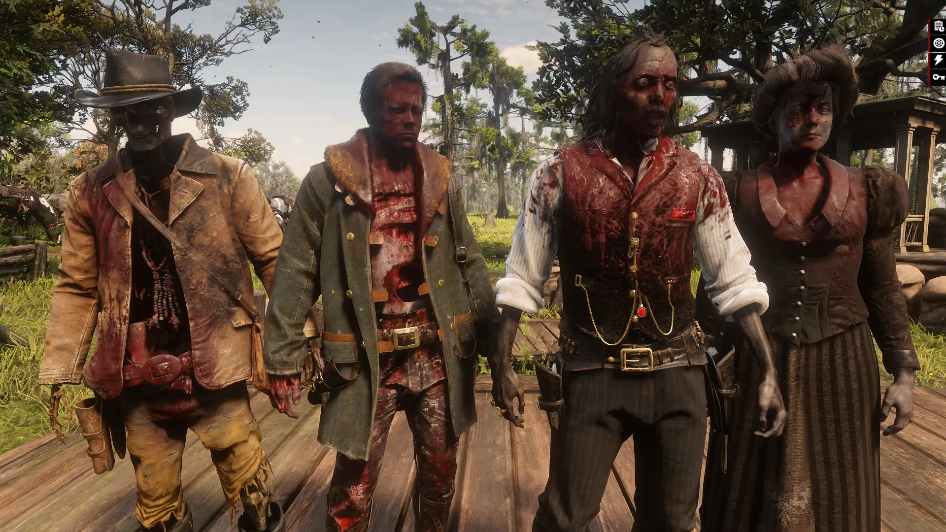 Undead Van der Linde gang at Red Dead Redemption 2 Nexus - Mods and  community