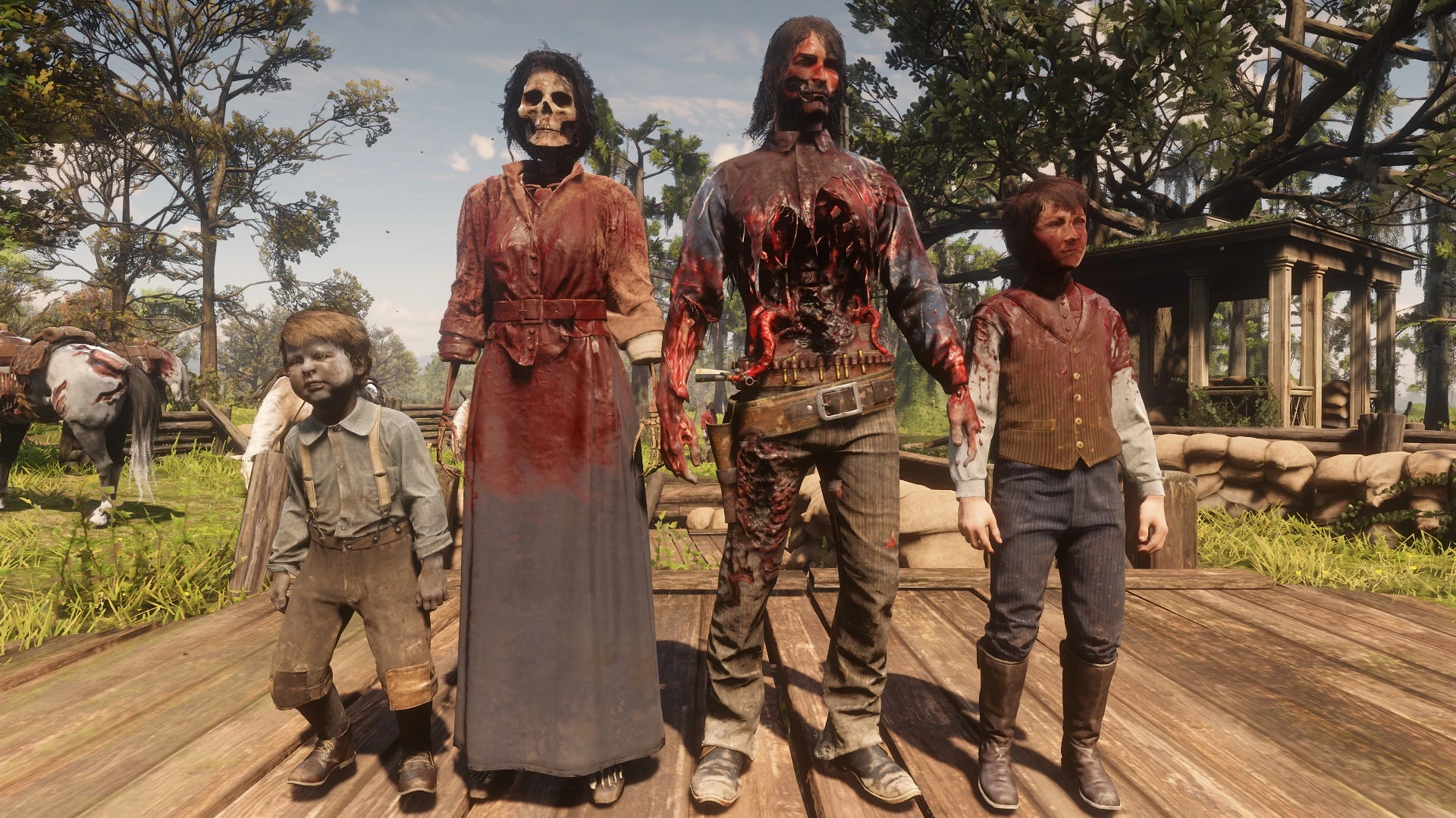 Undead Van der Linde gang at Red Dead Redemption 2 Nexus - Mods and  community