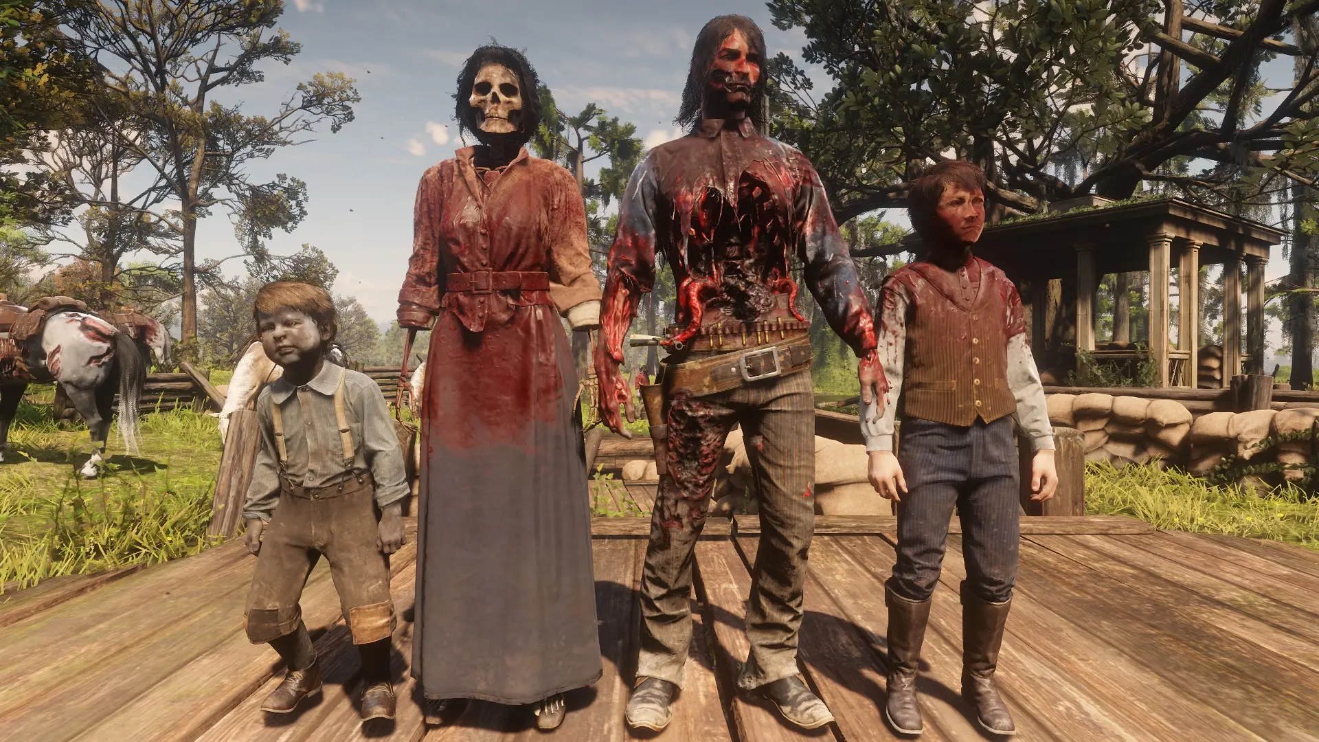 Undead Van der Linde gang at Red Dead Redemption 2 Nexus - Mods and  community