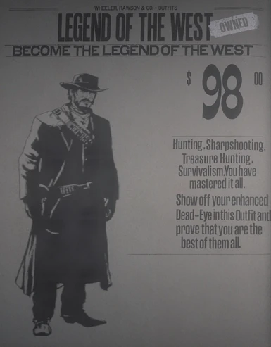 indhold websted forbinde Legend of the West Catalog Addon at Red Dead Redemption 2 Nexus - Mods and  community