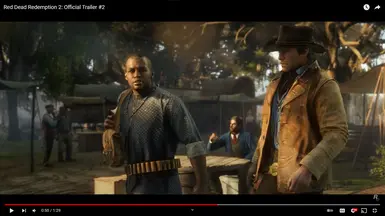 Unused beard seen in the second official trailer of Red Dead Redemption 2