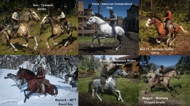 magnet Kridt kaffe New Gang Horse Coats at Red Dead Redemption 2 Nexus - Mods and community