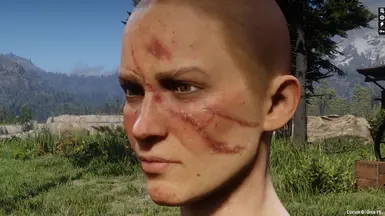 removed hair to get a better look at it
