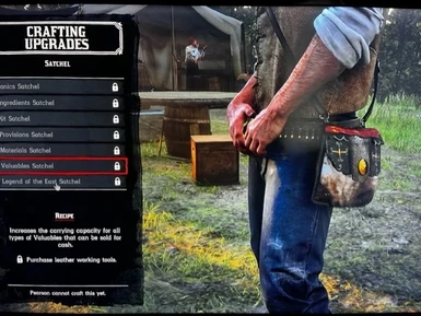 Chapter 2 everything needed for LOE Satchel no game progression Red Dead Redemption 2 Nexus Mods and