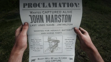 Minor bounty poster available in the epilogue.