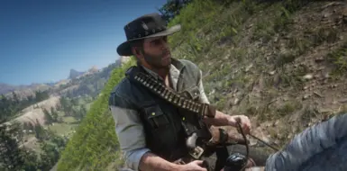 Arthur in John's Gunslinger Attire