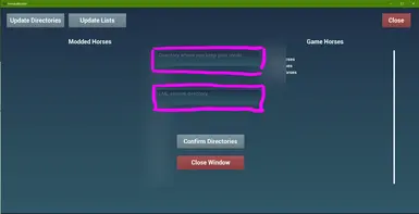 Fill out directory information