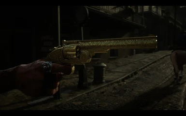Noble Schofield Revolver Golden