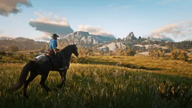 Raven Black Shire replaced! Arthur's favorite horse <3