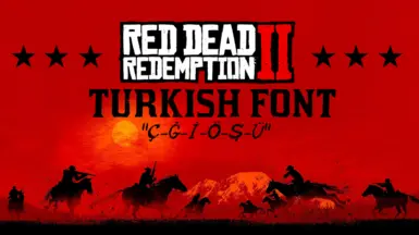 Turkish font for RDR2