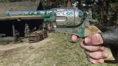 Kieran's Gilded Revolver