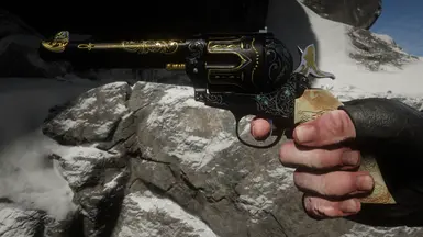 John's Gilded Revolver