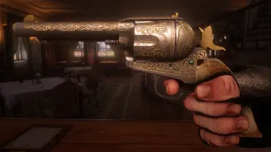 Hosea's Gilded Revolver