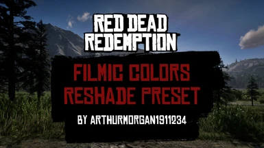 Red Dead Redemption 2 - Filmic Colors V1