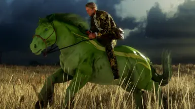 Beautiful Green Horse Coat