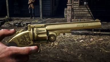 Engager prosa ting Morgan' Text Engraving on the Schofield Revolver at Red Dead Redemption 2  Nexus - Mods and community
