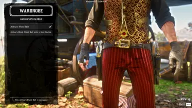 Dutch's Gunbelt and Other Clothing