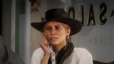 Sadie with earrings