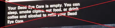 No more ANNOYING Dead eye core notification