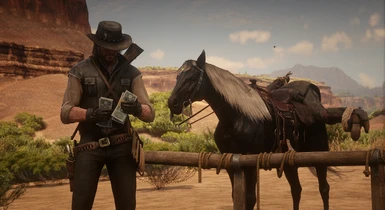 The skeleton cowboy at Red Dead Redemption 2 Nexus - Mods and community