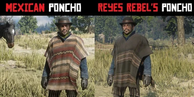 coping Min Rund Mexican Poncho and Reyes Rebel's poncho for Javier at Red Dead Redemption 2  Nexus - Mods and community