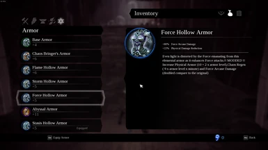 Hollow Armor Diversify