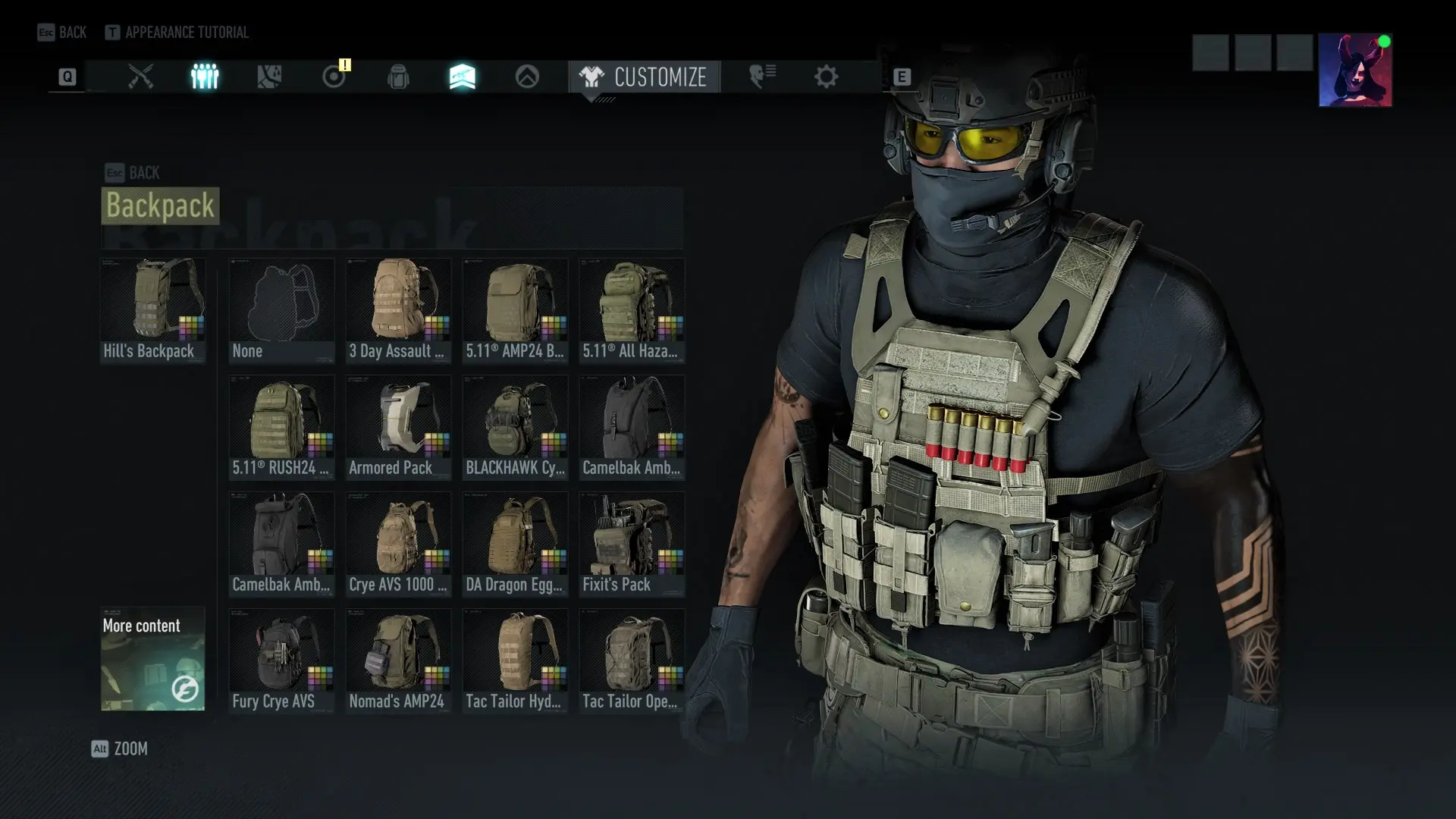 Integrated Hill's Backpack at Ghost Recon Breakpoint Nexus - Mods and ...