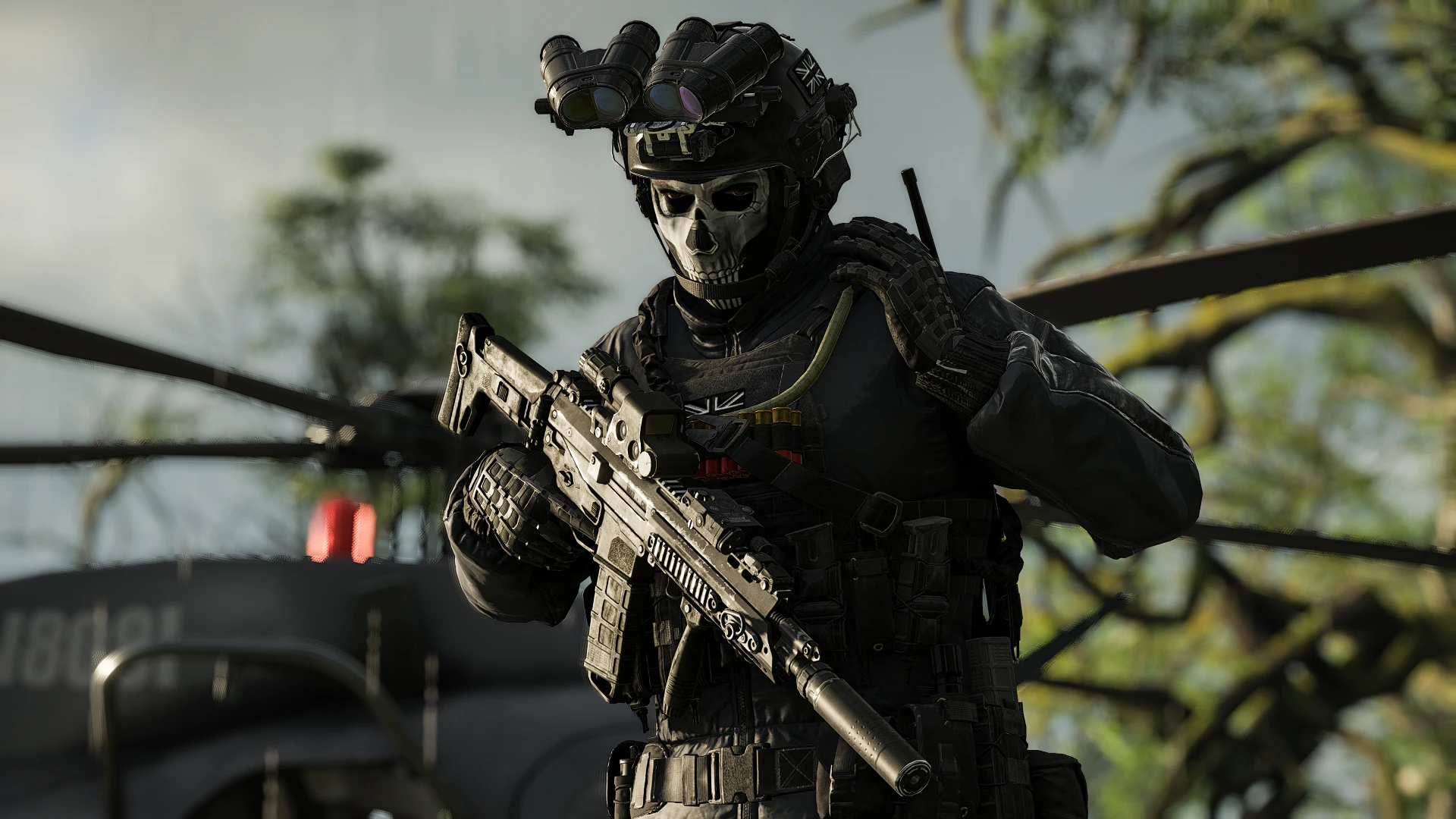 Ghost mask MW2 2022 and MW 2019 at Ghost Recon Breakpoint Nexus