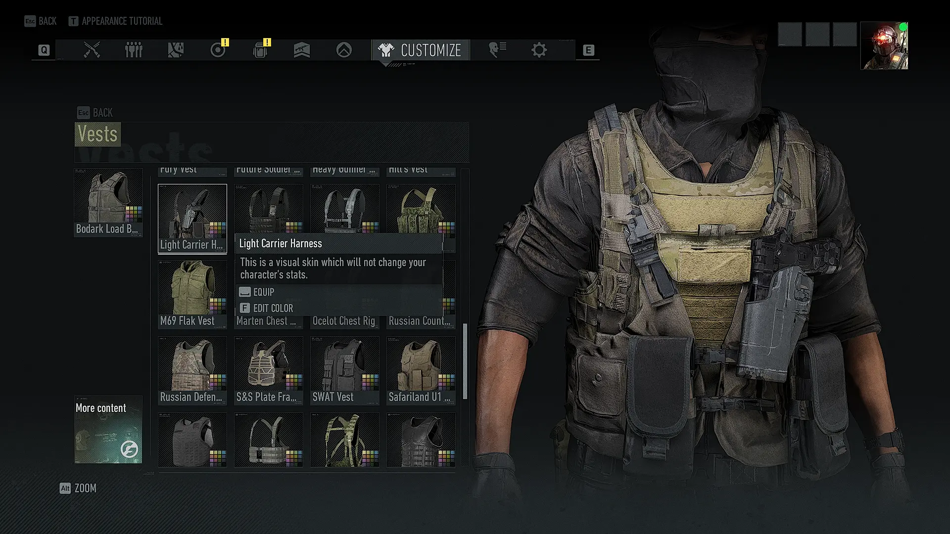 Armored Dual Harness I Middle East Contractor Loadout at Ghost Recon ...