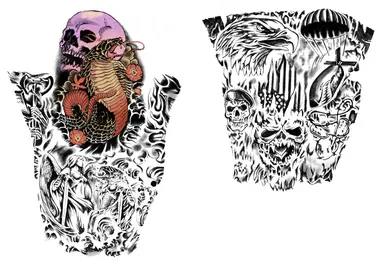 Alex Keller's Tattoos