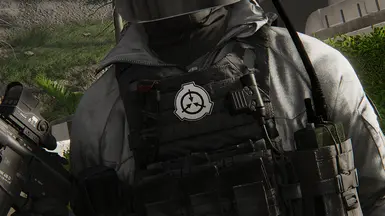 SCP Patch White (replaces Wolf patch, not Wolves patch.) SCP Patches Pack V1