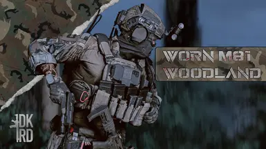 Ripstop Textured M81 Woodland Camo