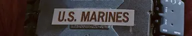 Khaki USMC Patch - Replaces France Flag 2
