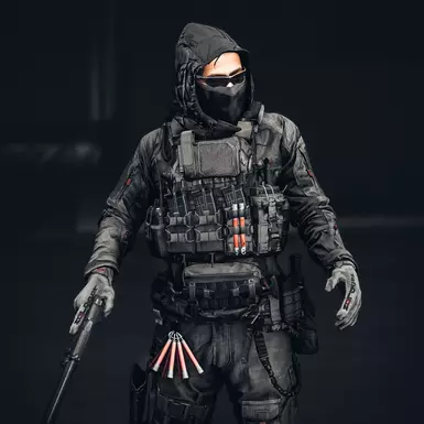 Ivan's vest and facemask