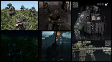 Tactical Black Forest Camo